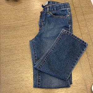 Used like new. The children’s place girls jeans size 14 skinny stretch